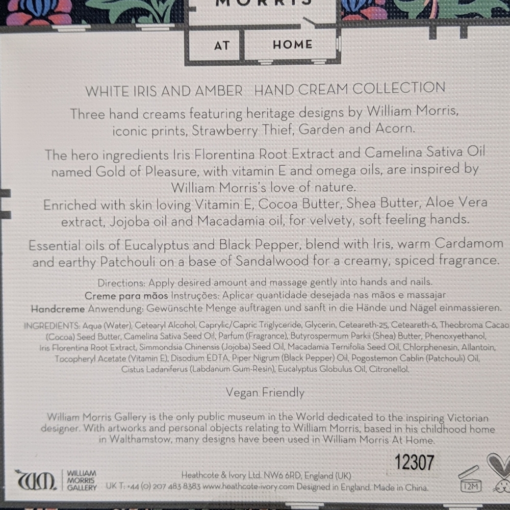 Morris & Co Hand Cream Collection - Vegan Friendly - Picture 4 of 4